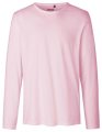 Heren T-shirt Neutral Long Sleeve Light Pink